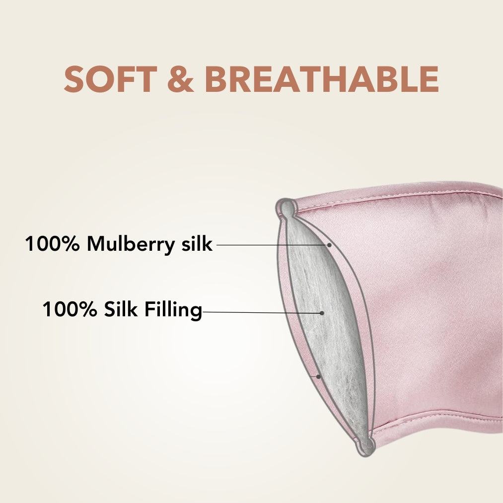 SilkHaven Dreams Mulberry Silk Sleep Mask
