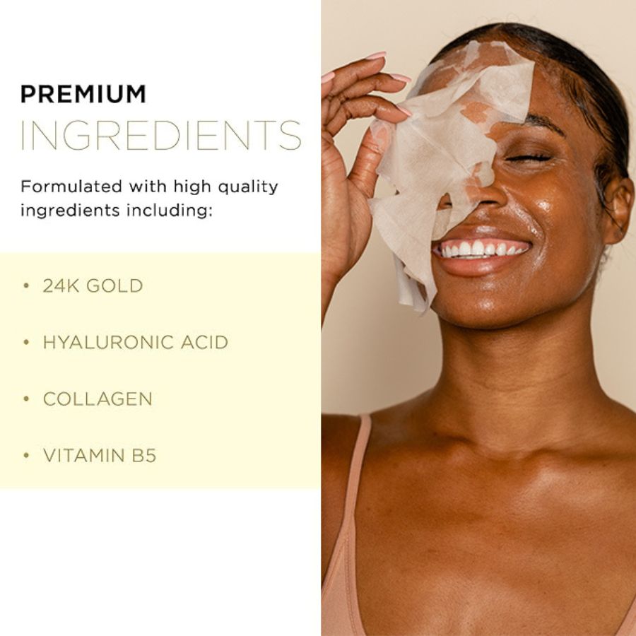 24K Gold – Firming, Hydrating & Anti-Aging Face Mask