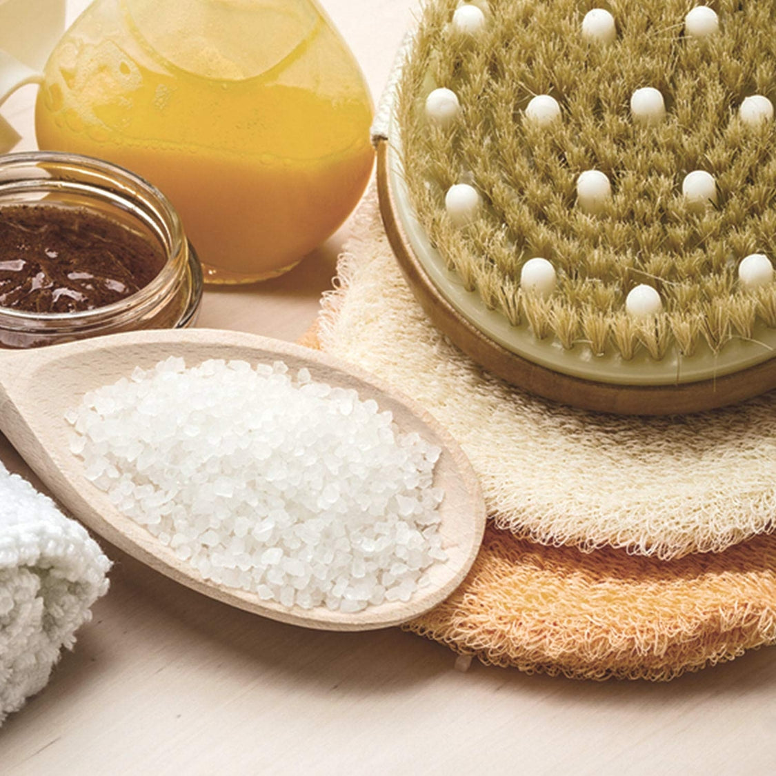 Exfoliating Brush for Skin Renewal, Lymphatic Support and Circulation Boost