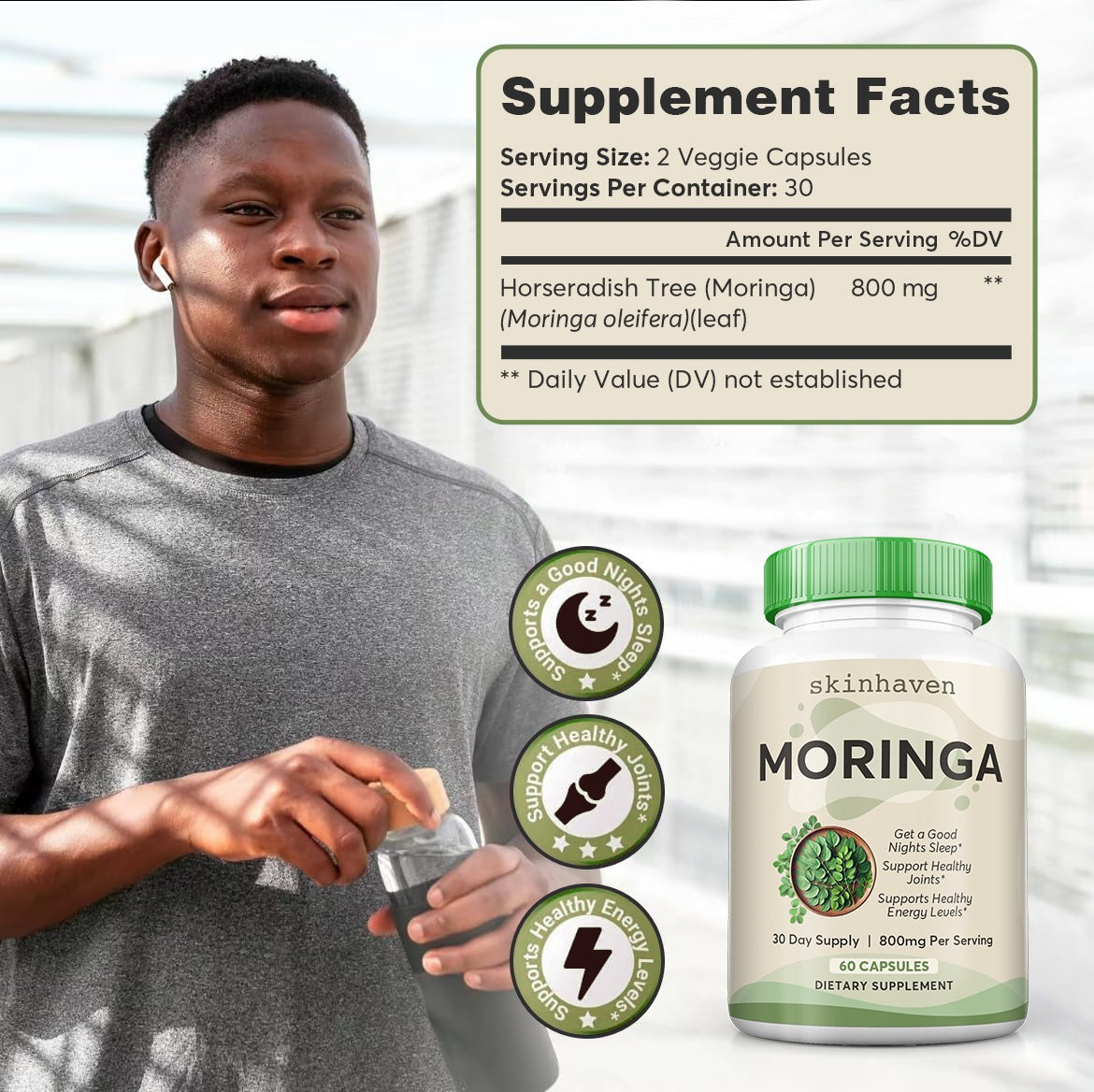 Moringa Powder Capsules
